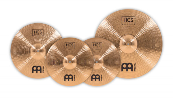MEINL Cymbals HCS Bronze Complete Set - 14" HiHat/16" Crash/ 20" Ride