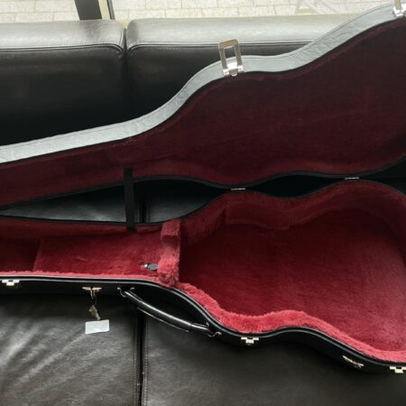 Dowina Acoustic Guitar Deluxe case BLACK/RED
